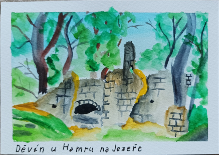 Děvín u Hamru na jezeře