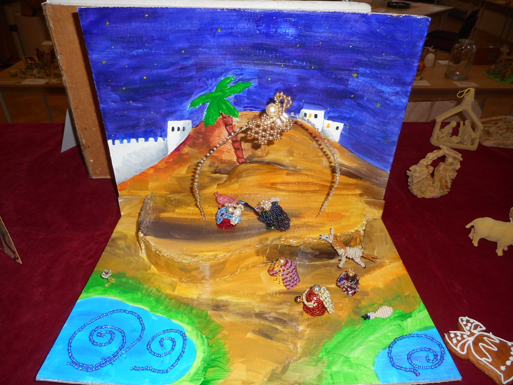 Velký korálkovy betlém